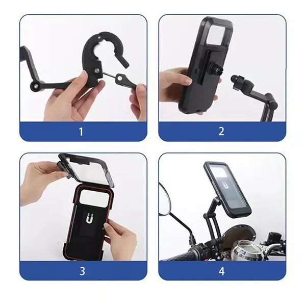 Waterproof Universal Bike Motorcycle Mounted Phone Holders