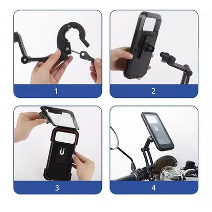 Waterproof Universal Bike Motorcycle Mounted Phone Holders