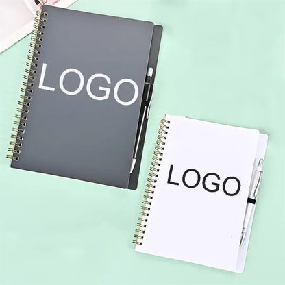 Custom Spiral Notebook with Pen Soft Cover Smooth Paper