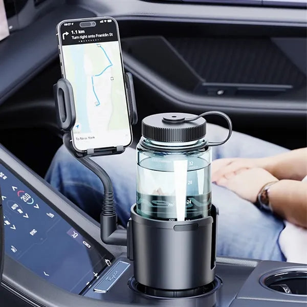 2 In 1 Adjustable Universal Cup Phone Holders For Car
