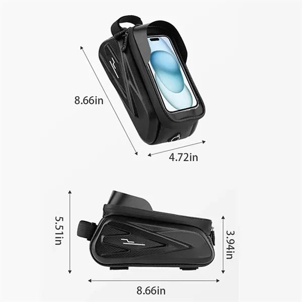 Waterproof Bike Bicycle Phone Front Frame Tube Bag
