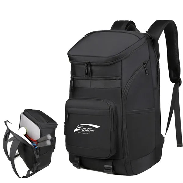 Waterproof Tennis Backpack Insulated Pocket Shoe Compartment
