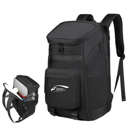 Waterproof Tennis Backpack Insulated Pocket Shoe Compartment