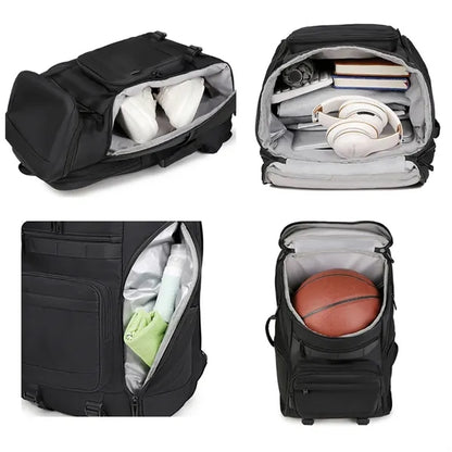 Waterproof Tennis Backpack Insulated Pocket Shoe Compartment