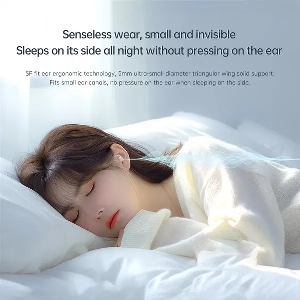 Noise-Blocking Invisible Sleep Headphone with Compact Design