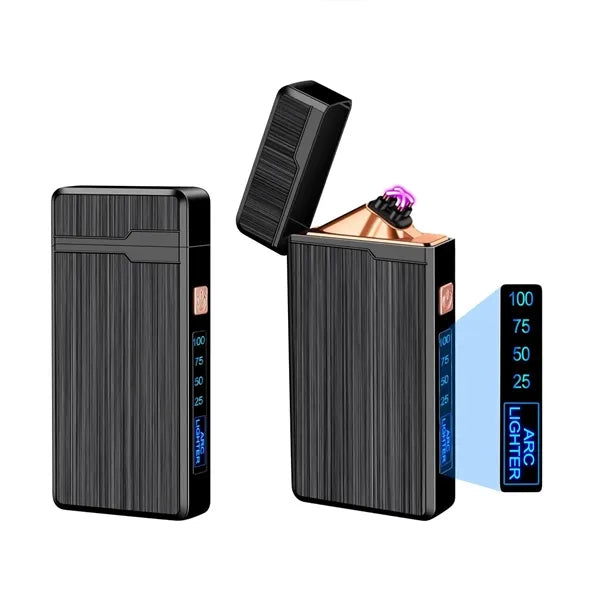 Dual Arc USB Rechargeable Lighter with LED Battery Indicator