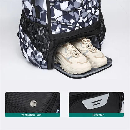 Waterproof Softball Baseball Equipment Bag Backpack