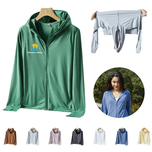 UPF 50+ Sun Protection Lightweight Breathable Hoodie Jacket