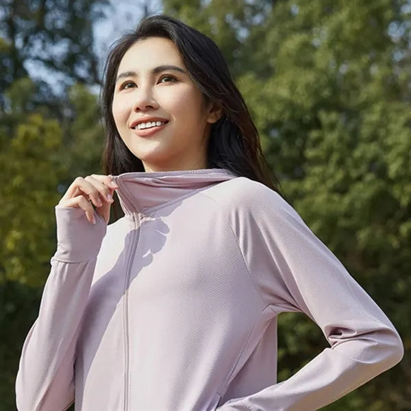 UPF 50+ Sun Protection Lightweight Breathable Hoodie Jacket