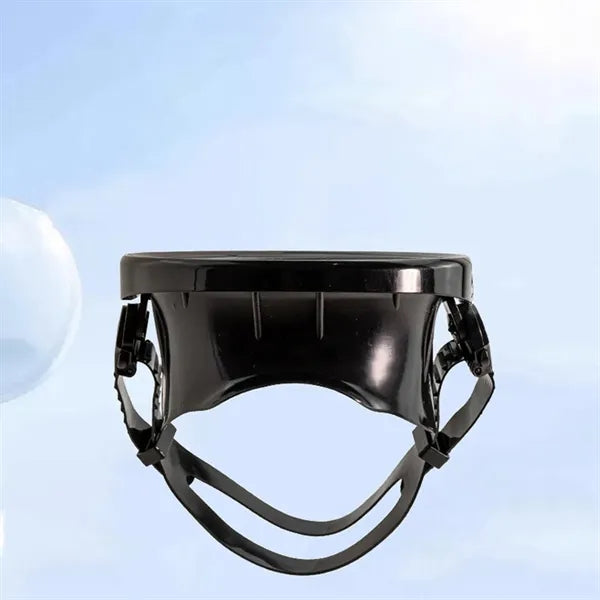 Oval Classic Rubber Anti-Fog Single Lens Swimming Mask