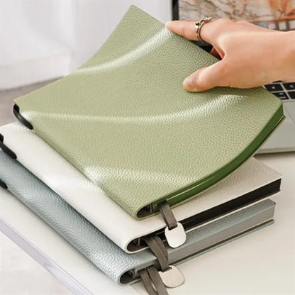 Soft Premium PU Faux Leather Cover Lined Paper Notebooks