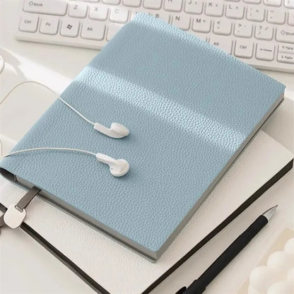Soft Premium PU Faux Leather Cover Lined Paper Notebooks