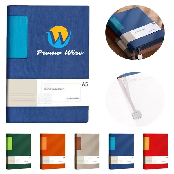 A5 PU Leather Cover Classic  Lined Paper Journal Notebooks