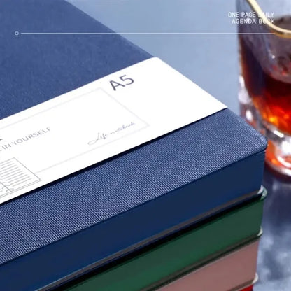 A5 PU Leather Cover Classic  Lined Paper Journal Notebooks