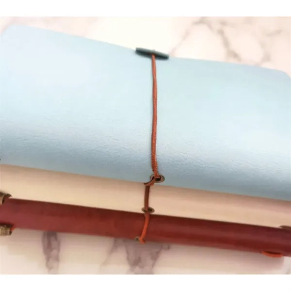 Durable Waterproof Leather Notebook with Divider Bags