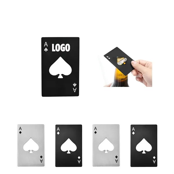 Stainless Steel Credit Card Bottle Opener.