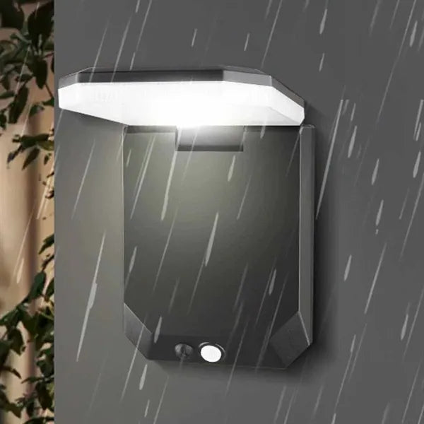 1500Mah Solar Powered Wall Sconce