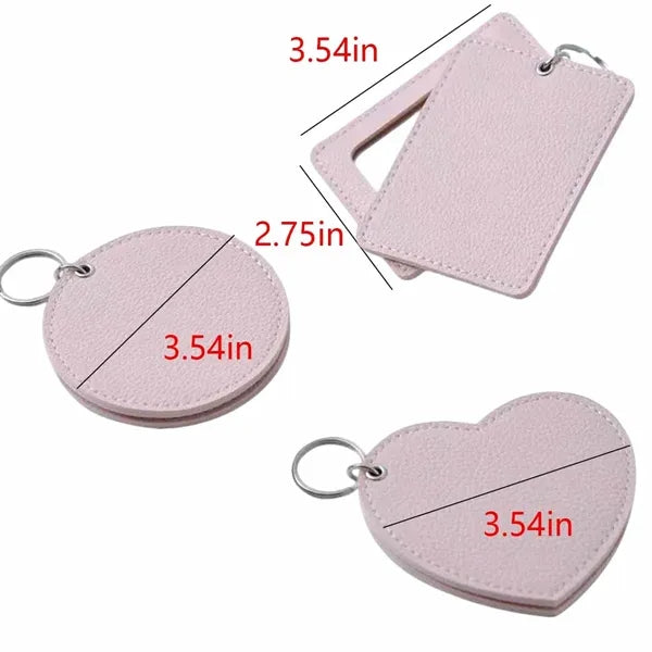 Portable Keychain Cosmetic Mirror