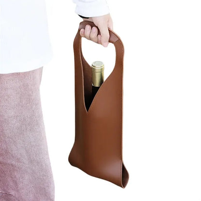 Pu Leather Wine Bag