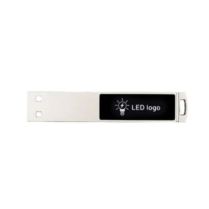 Book Clip Led Logo Usb Flash Drive