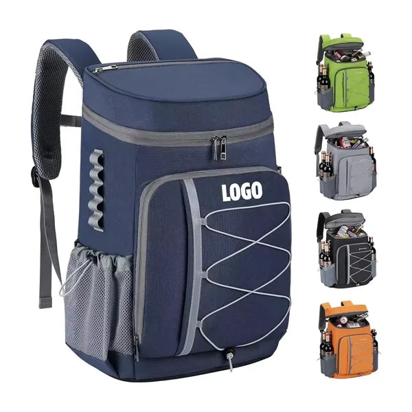 Insulated Oxford Backpack Cooler for Travel and Camping.