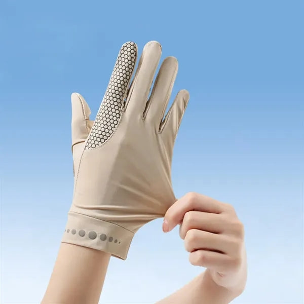 UPF 50+ UV Sun Protection Quick Dry Anti Slip Driving Gloves