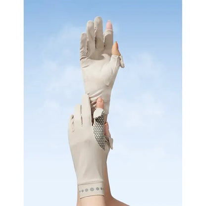 UPF 50+ UV Sun Protection Quick Dry Anti Slip Driving Gloves
