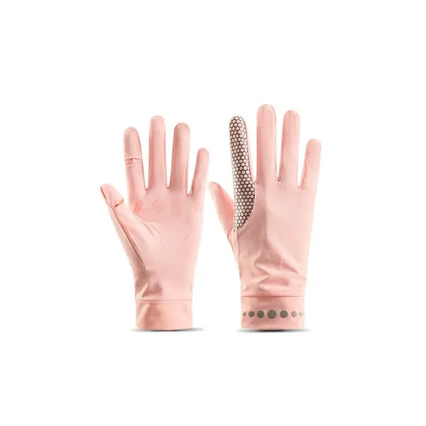 UPF 50+ UV Sun Protection Quick Dry Anti Slip Driving Gloves
