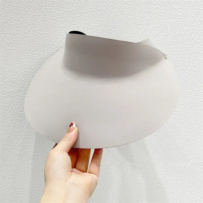 Foldable Large Brim Summer UV Protection Beach Sun Visor Hat