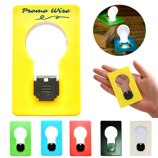 Portable Ultra-thin Foldable LED Card Pocket Light Bulb Lamp