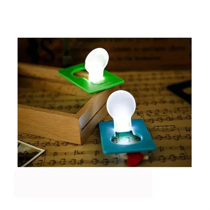 Portable Ultra-thin Foldable LED Card Pocket Light Bulb Lamp