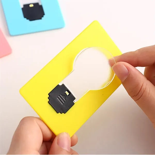 Portable Ultra-thin Foldable LED Card Pocket Light Bulb Lamp