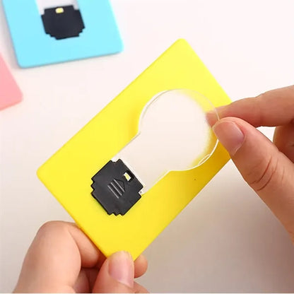 Portable Ultra-thin Foldable LED Card Pocket Light Bulb Lamp