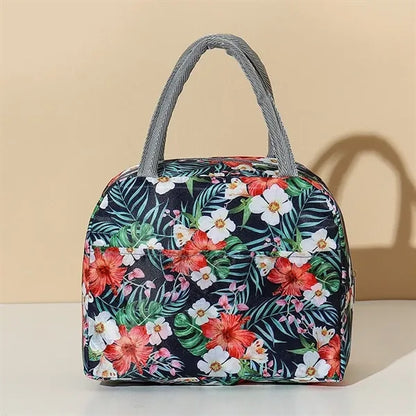 Floral Lunch Tote Bags