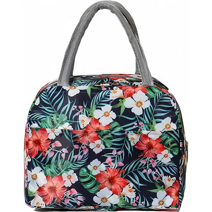 Floral Lunch Tote Bags