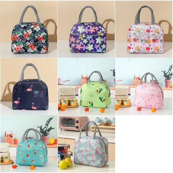 Floral Lunch Tote Bags