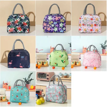 Floral Lunch Tote Bags