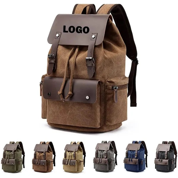 Large Canvas Backpack for Men
