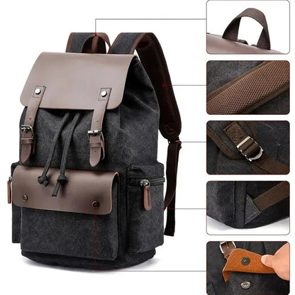 Large Canvas Backpack for Men
