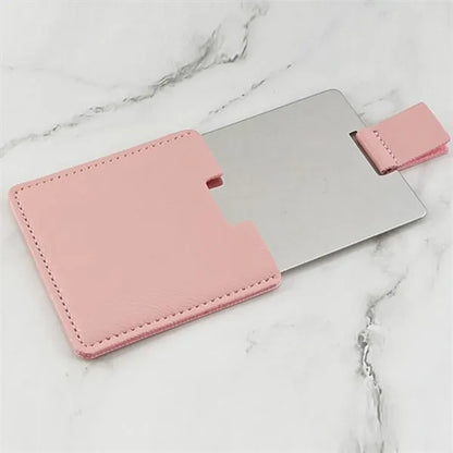 Portable Stainless Steel Compact Mirror for Beauty
