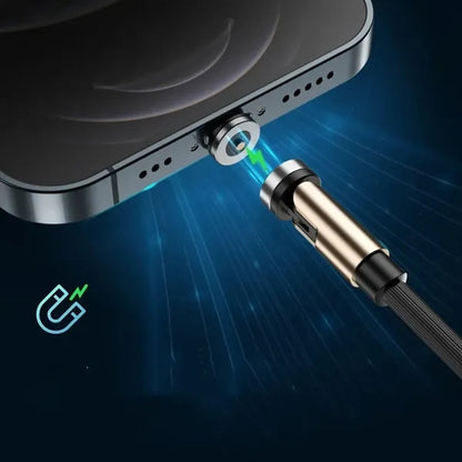 Magnetic 3 in 1 Retractable Charging Cable