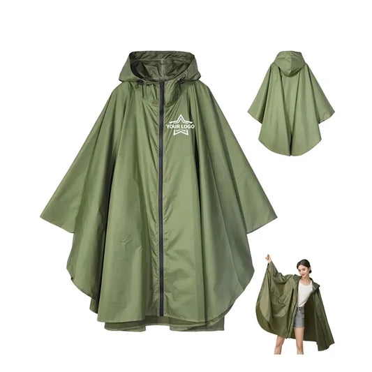Unisex Rain Poncho Raincoat Hooded for Adults