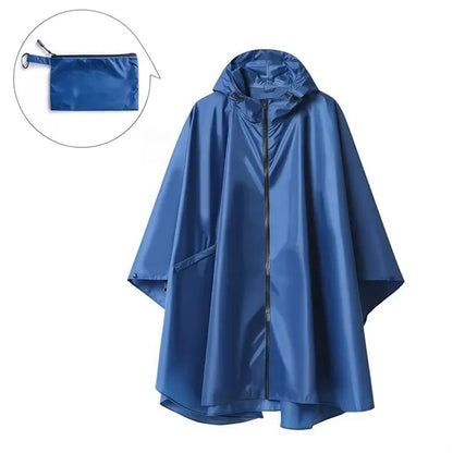 Unisex Rain Poncho Raincoat Hooded for Adults