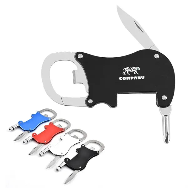 Bottle Opener with Screwdriver & Pocket Knife