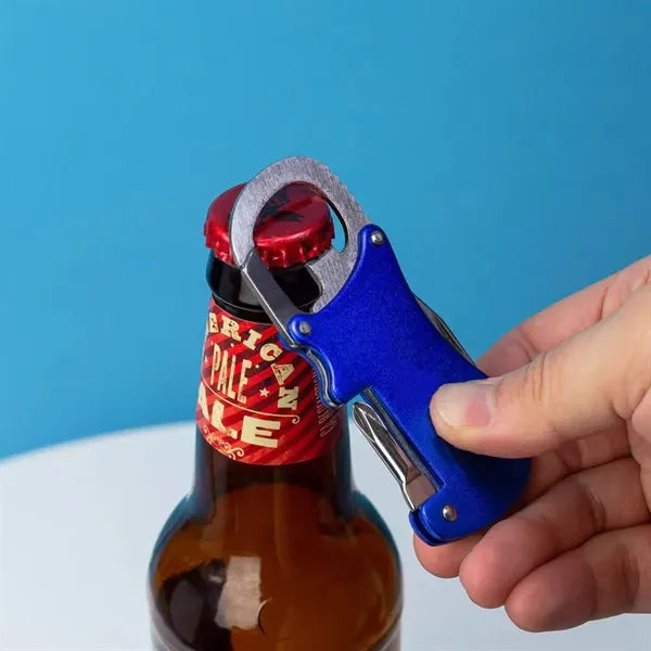 Bottle Opener with Screwdriver & Pocket Knife