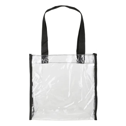Game-Time Transparent PVC Tote Bag