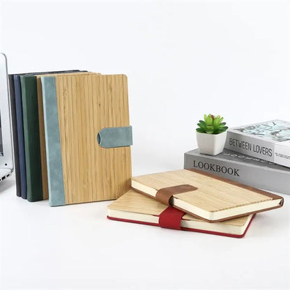 Eco-Friendly Bamboo Cover Notebooks