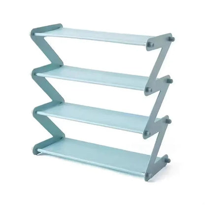 Removable Foldable Multi Shelf Holder Z Shaped Shoes Rack
