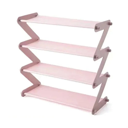 Removable Foldable Multi Shelf Holder Z Shaped Shoes Rack
