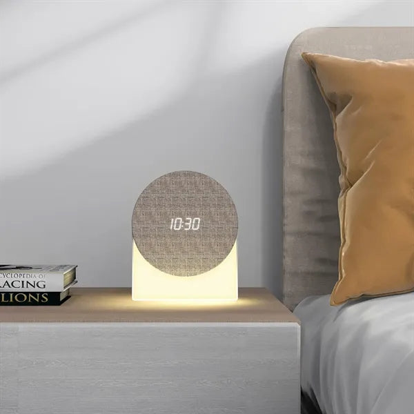 4 In 1 Bluetooth Sleeping Speaker with Clock and Light
